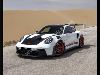 بورش  911  جي تي 3 ار اس  2024  اوتوماتيك  10,000 كم  6 سلندر  دفع خلفي  كوبيه \ سبورت  أبيض