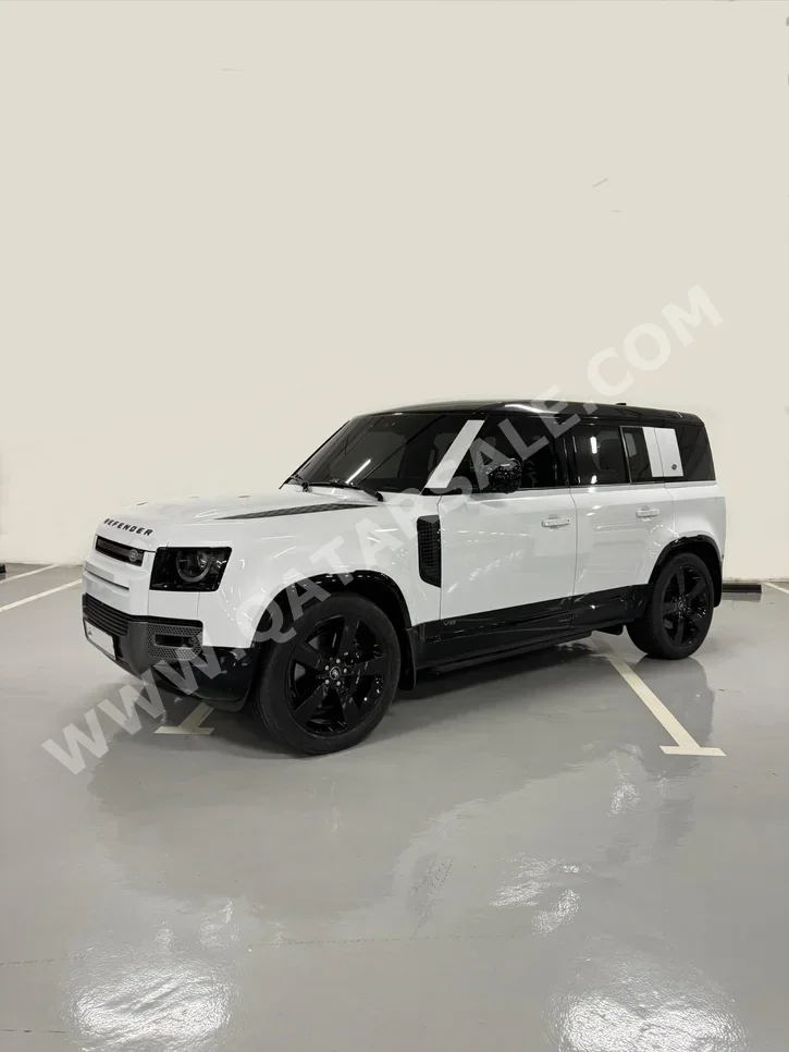 Land Rover  Defender  110 X  2022  Automatic  56,000 Km  8 Cylinder  Four Wheel Drive (4WD)  SUV  White  With Warranty