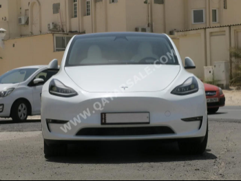 تسلا  واي  لونغ رينج  2024  اوتوماتيك  20,000 كم  0 سلندر  دفع كلي مستمر  هاتشباك  أبيض  تحت الضمان