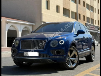 Bentley  Bentayga  2017  Automatic  45,000 Km  8 Cylinder  Four Wheel Drive (4WD)  SUV  Blue