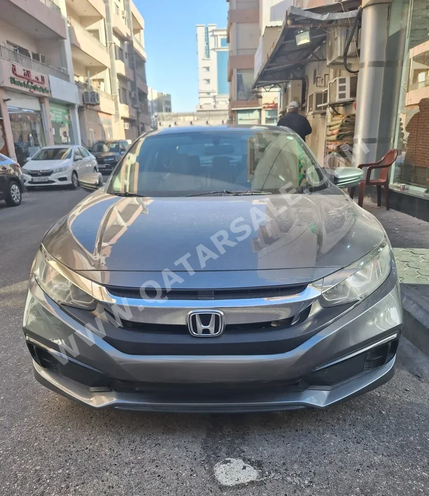 Honda  Civic  4 Cylinder  Sedan  Grey  2020