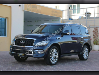 Infiniti  QX  80  2015  Automatic  183,000 Km  8 Cylinder  Four Wheel Drive (4WD)  SUV  Dark Blue
