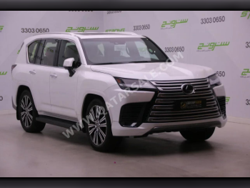 Lexus  LX  600 Luxury  2024  Automatic  27,000 Km  6 Cylinder  Four Wheel Drive (4WD)  SUV  White  With Warranty