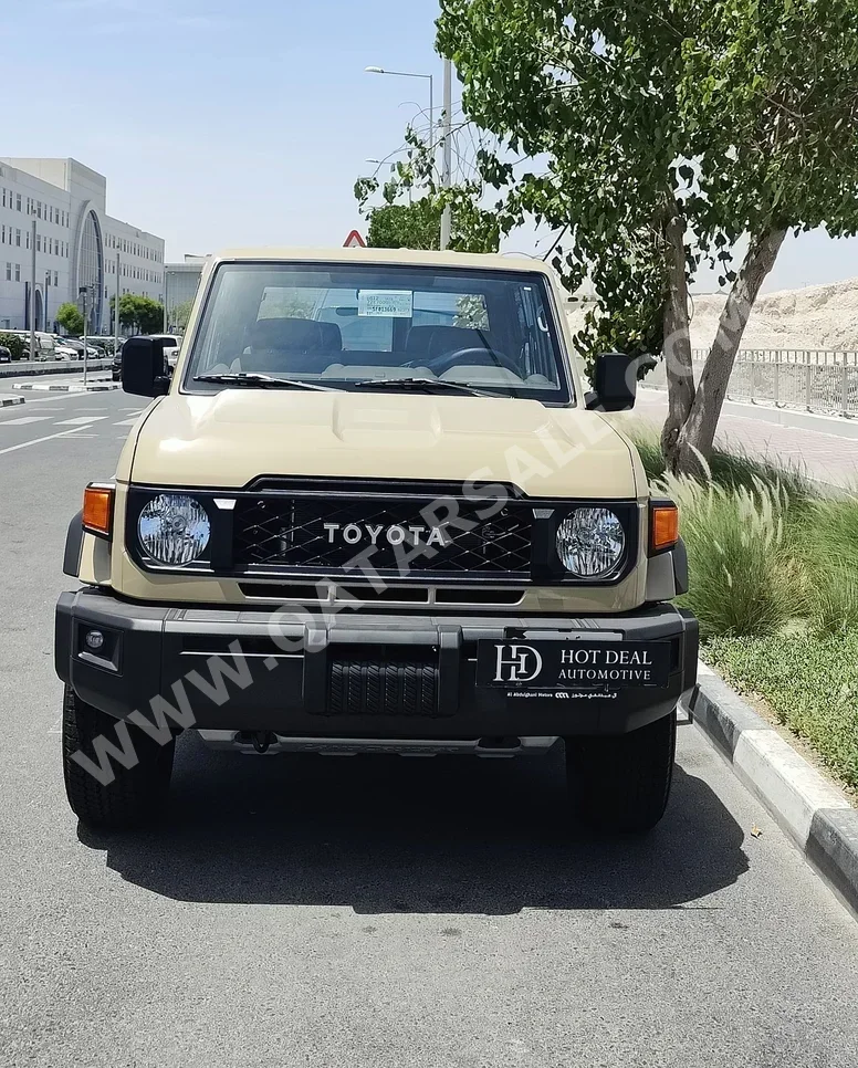 Toyota  Land Cruiser  Hard Top  2025  Manual  0 Km  6 Cylinder  Four Wheel Drive (4WD)  SUV  Beige  With Warranty