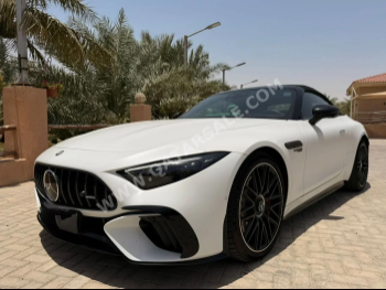 مرسيدس - بنز  اس ال  55 AMG  2023  اوتوماتيك  2,000 كم  8 سلندر  دفع خلفي  كوبيه \ سبورت  أبيض  تحت الضمان
