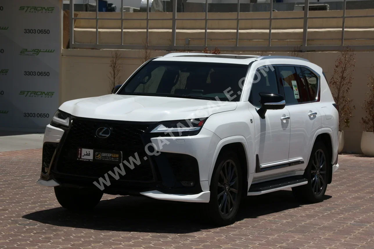 Lexus  LX  600 F Sport  2024  Automatic  37,000 Km  6 Cylinder  Four Wheel Drive (4WD)  SUV  White  With Warranty