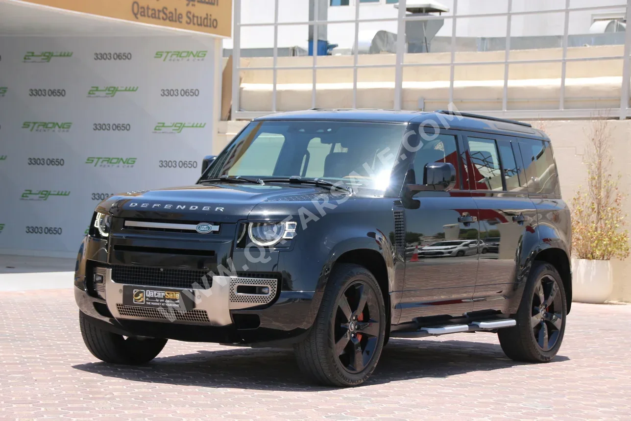 Land Rover  Defender  110 X  2022  Automatic  107,000 Km  6 Cylinder  Four Wheel Drive (4WD)  SUV  Black  With Warranty