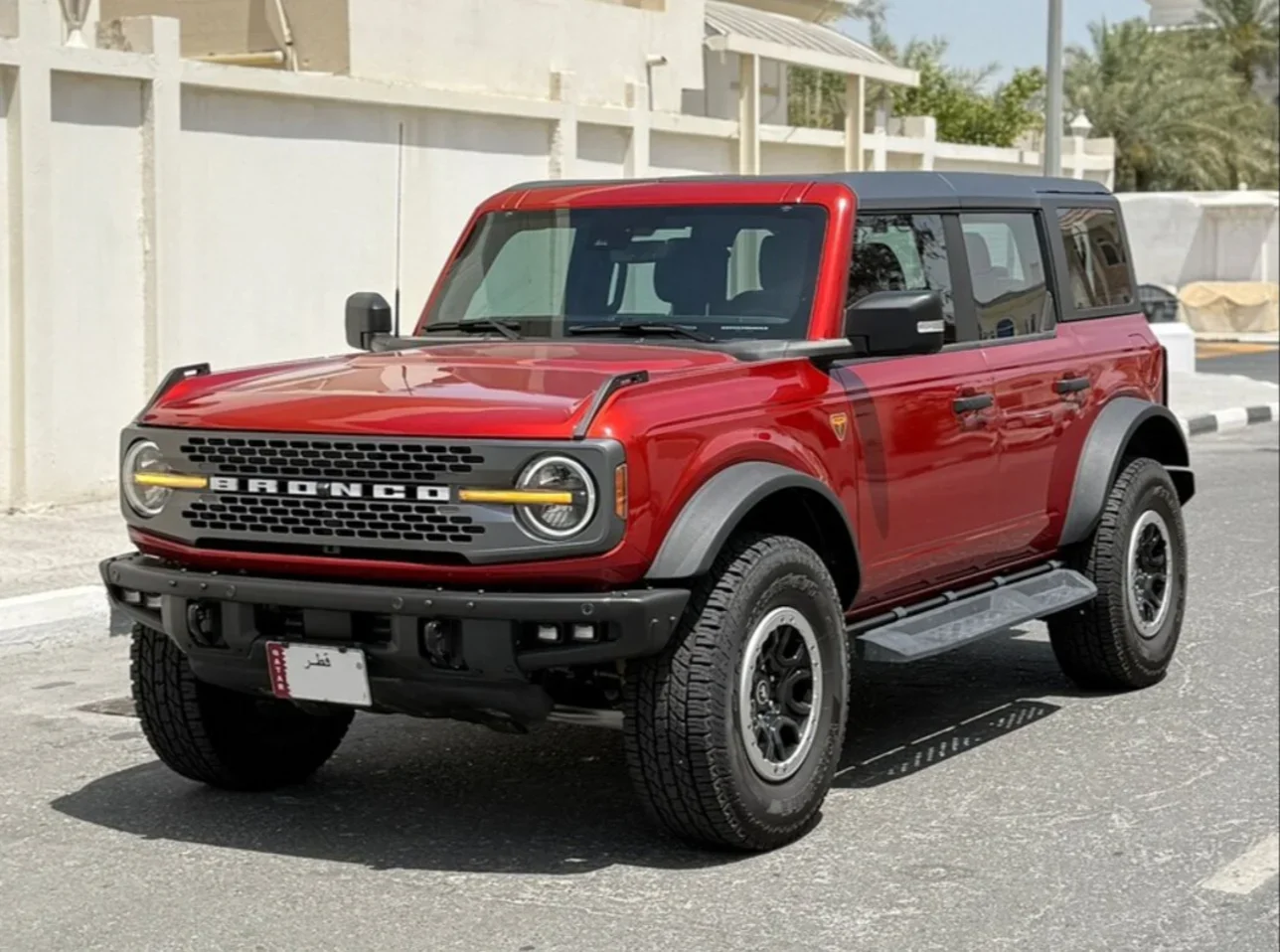 Ford  Bronco  Badlands  2022  Automatic  7,600 Km  6 Cylinder  Four Wheel Drive (4WD)  SUV  Red  With Warranty