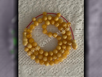 Prayer Beads Amber  Orange  Poland  Oval/Circle  11 mm