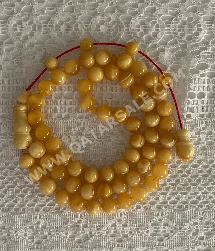 Prayer Beads Amber  Orange  Poland  Oval/Circle  11 mm