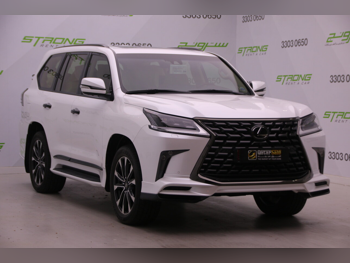 لكزس  ال اكس  570 اس بلاك ايديشن  2021  اوتوماتيك  28,000 كم  8 سلندر  دفع رباعي  اس يو في  أبيض