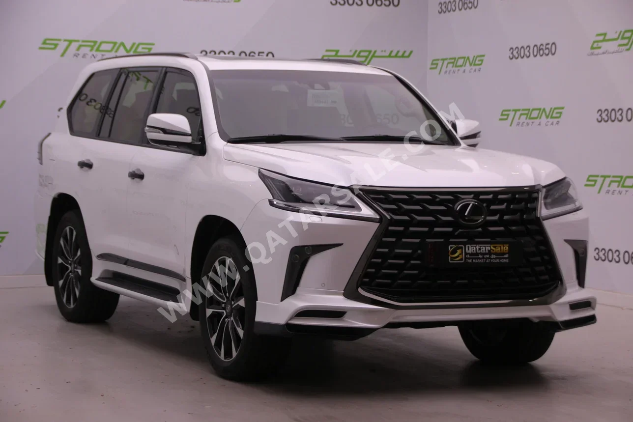 Lexus  LX  570 S Black Edition  2021  Automatic  26,000 Km  8 Cylinder  Four Wheel Drive (4WD)  SUV  White