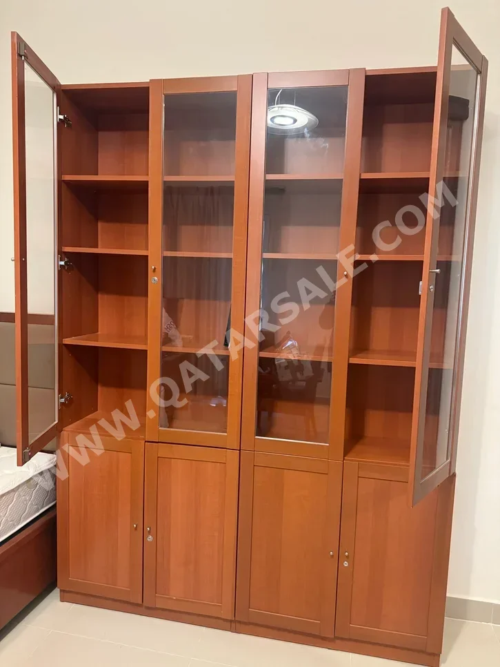 Bookcases & Shelving Units Shelving Unit with Doors  - Brown