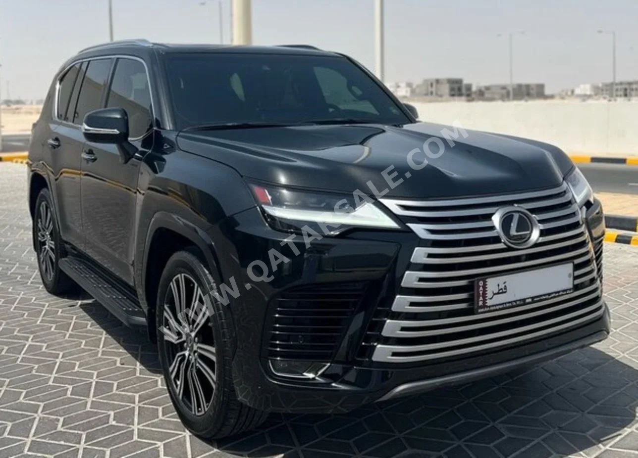 لكزس  ال اكس  600  2024  اوتوماتيك  30,000 كم  6 سلندر  دفع رباعي  اس يو في  أسود  تحت الضمان