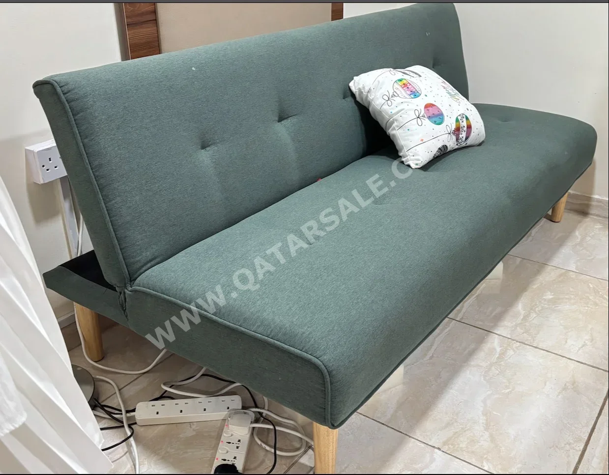Sofas, Couches & Chairs Sofa-bed  - Cotton / Cotton Blend  - Green