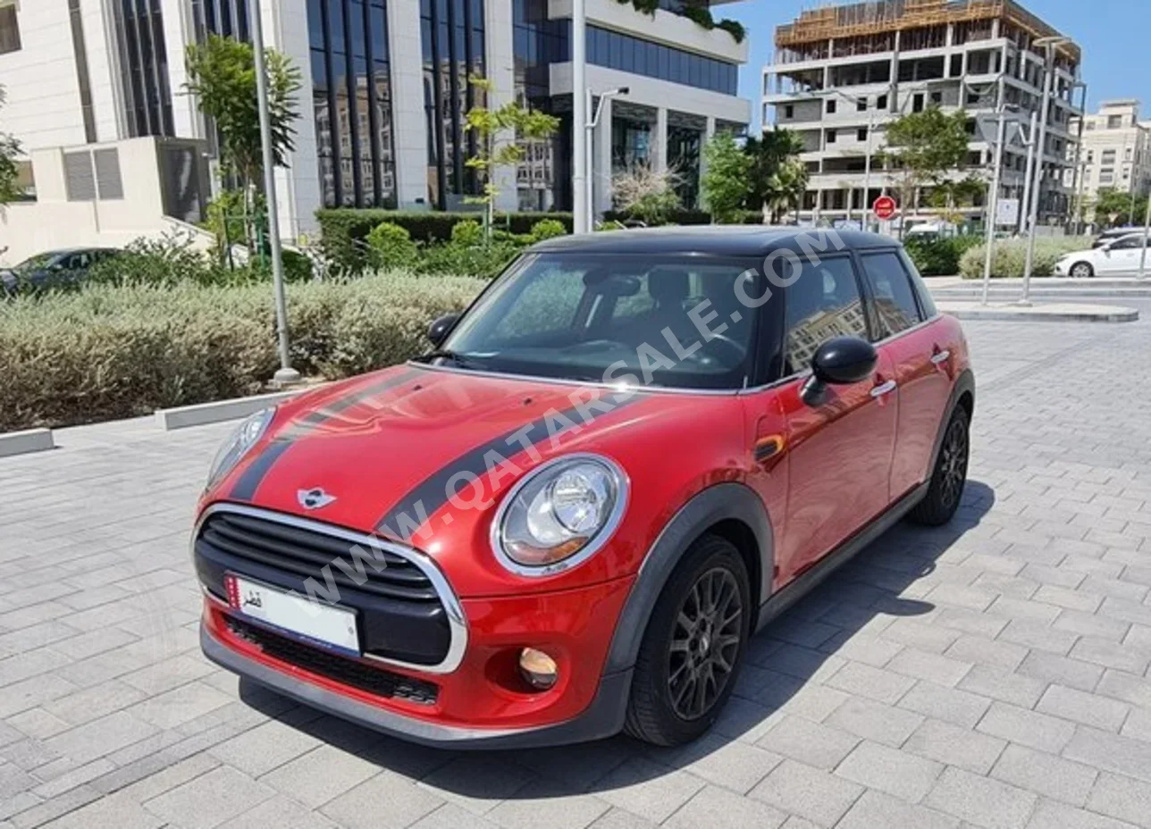 Mini  Cooper  2016  Tiptronic  116,000 Km  3 Cylinder  Front Wheel Drive (FWD)  Sedan  Red