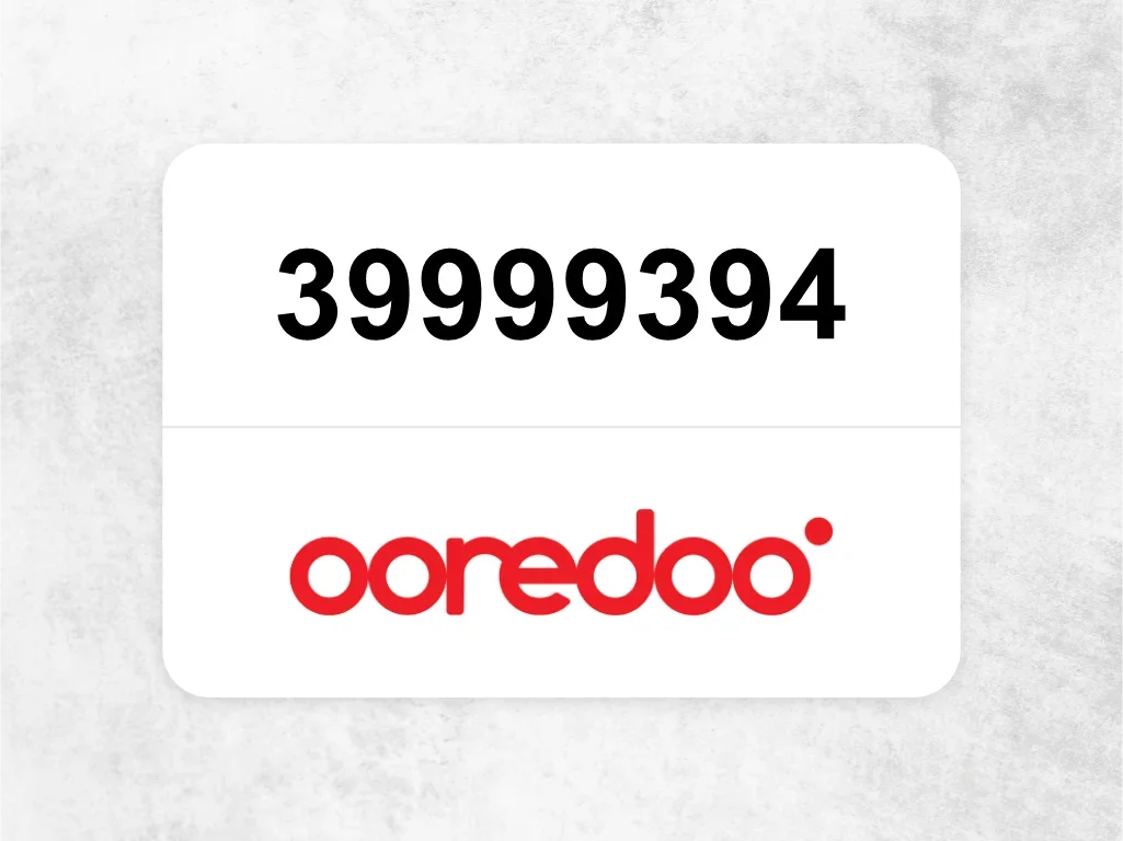 Ooredoo Mobile Phone  39999394