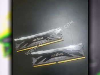Ram Memories ADATA /  16 GB(2x8)  Black  Heat Spreader  Warranty /  DDR 4 -  3200 Mhz  RGB