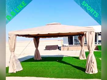 Camping Tent 4 Person Beige