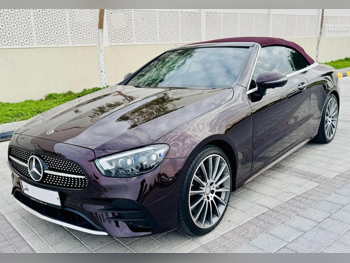 Mercedes-Benz  E-Class  450  2019  Automatic  56,000 Km  6 Cylinder  Rear Wheel Drive (RWD)  Convertible  Maroon
