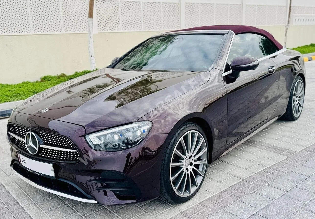 Mercedes-Benz  E-Class  450  2019  Automatic  53,000 Km  6 Cylinder  Rear Wheel Drive (RWD)  Convertible  Maroon