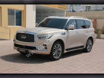 Infiniti  QX  80  2018  Automatic  130,000 Km  8 Cylinder  Four Wheel Drive (4WD)  SUV  Beige
