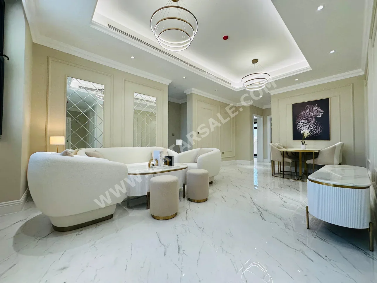 2 غرف نوم  شقة  في الريان -  الوعب  مفروشة بالكامل