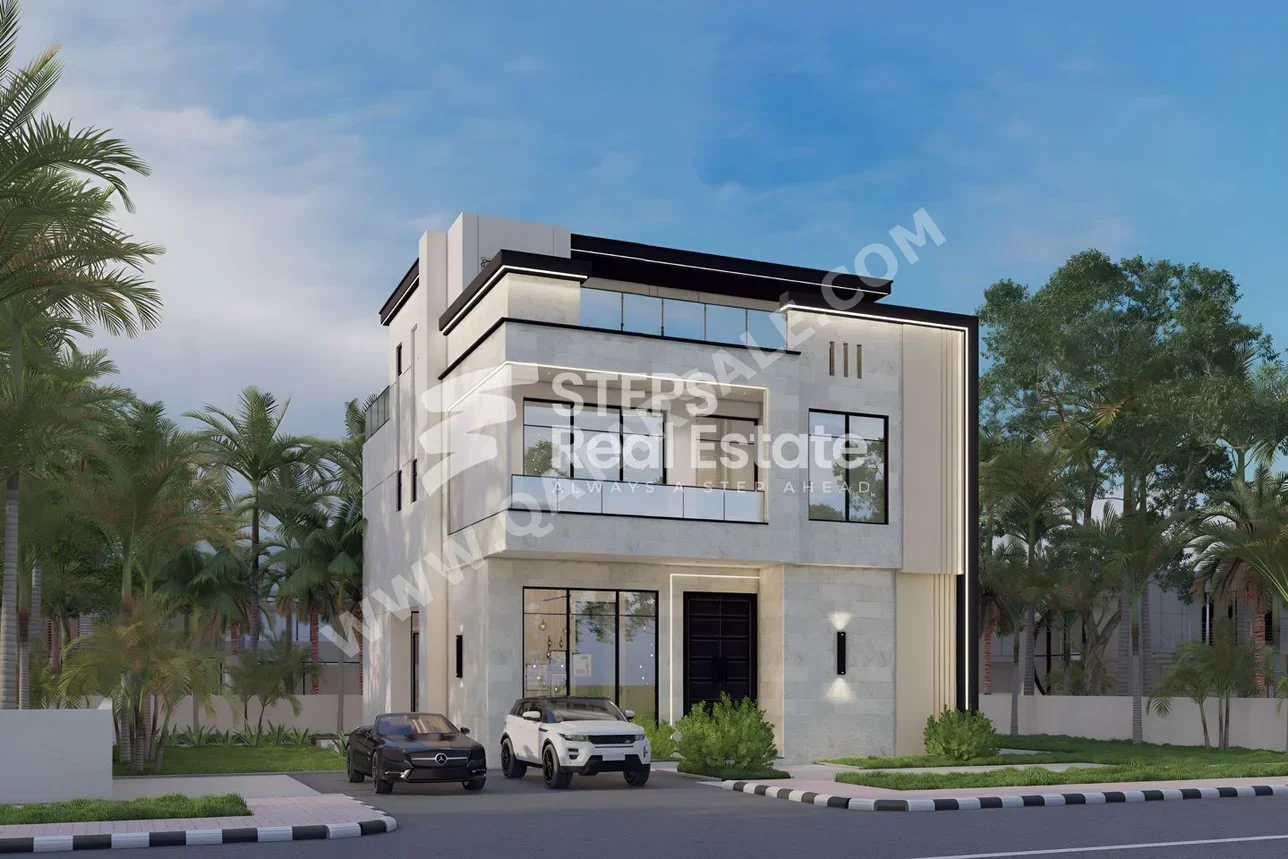Family Residential  - Semi Furnished  - Lusail  - 6 Bedrooms