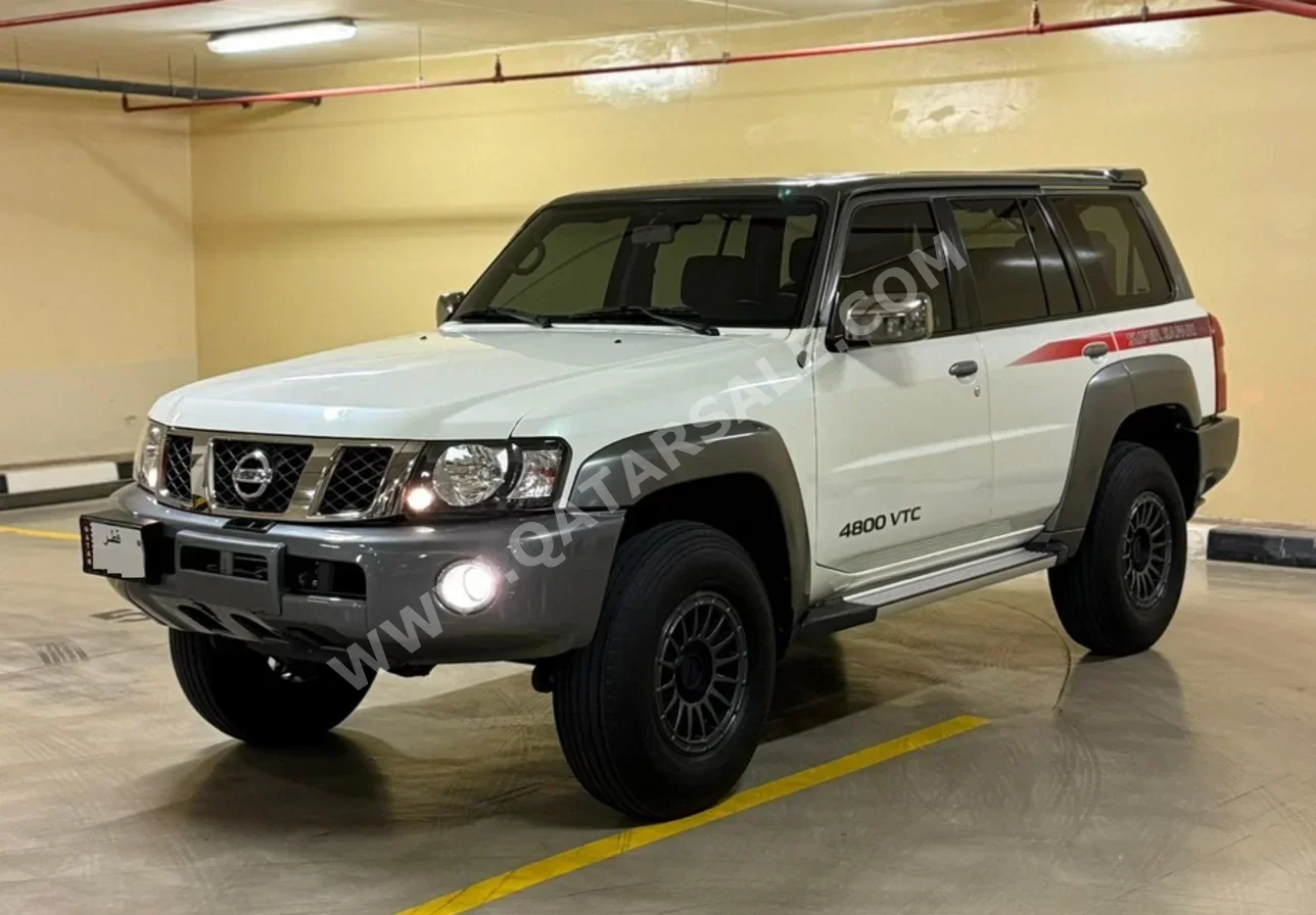 Nissan  Patrol  Super Safari  2018  Automatic  107,000 Km  6 Cylinder  Four Wheel Drive (4WD)  SUV  White