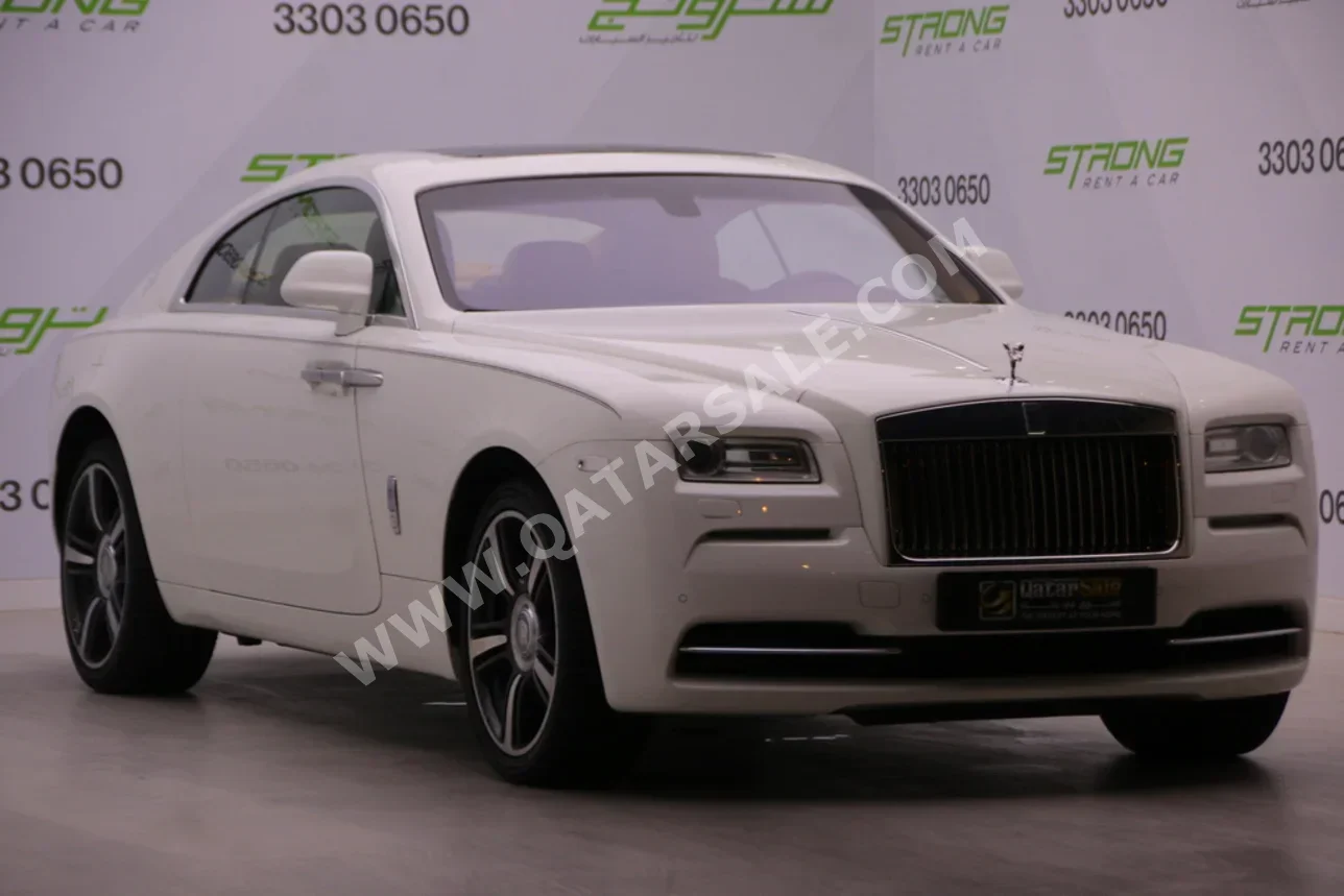 Rolls-Royce  Wraith  2014  Automatic  58,000 Km  12 Cylinder  All Wheel Drive (AWD)  Coupe / Sport  White