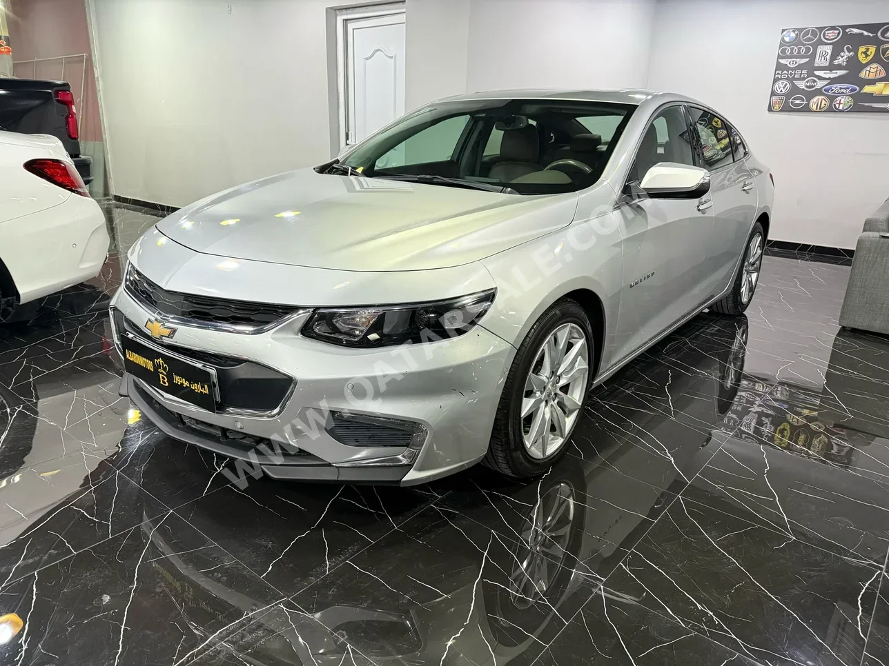 Chevrolet  Malibu  LTZ  2017  Automatic  121,000 Km  4 Cylinder  Front Wheel Drive (FWD)  Sedan  Silver