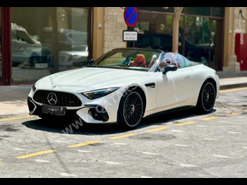 مرسيدس - بنز  اس ال  55 AMG  2023  اوتوماتيك  1,000 كم  6 سلندر  سحب امامي  كشف  أبيض مطفي  تحت الضمان