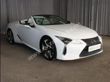 Lexus  LC  500  2023  Automatic  36,400 Km  8 Cylinder  All Wheel Drive (AWD)  Convertible  White  With Warranty