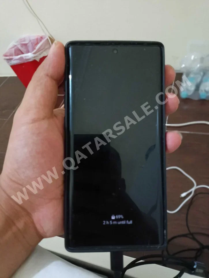 سامسونج  - جالاكسي نوت  - 10+  - أسود  - 256 جيجابايت