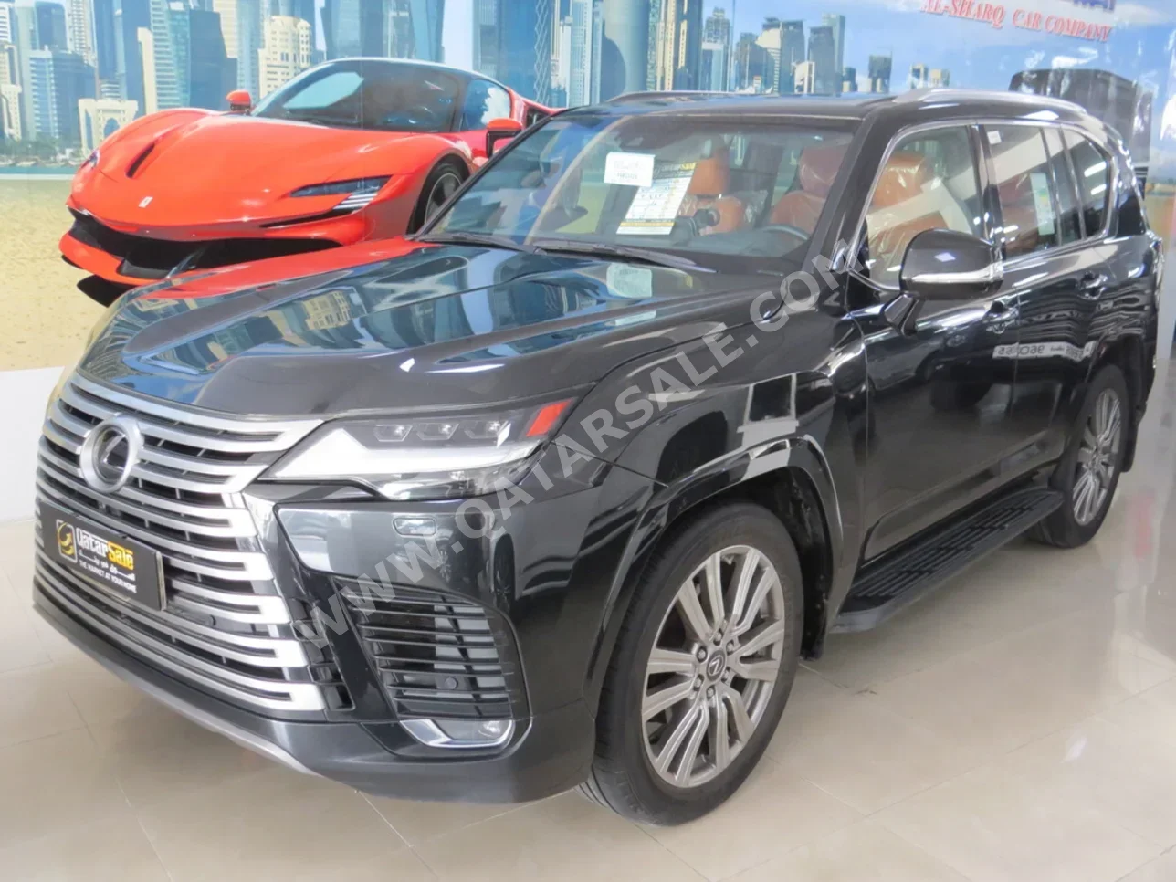 Lexus  LX  600 VIP  2023  Automatic  30,000 Km  6 Cylinder  Four Wheel Drive (4WD)  SUV  Black  With Warranty