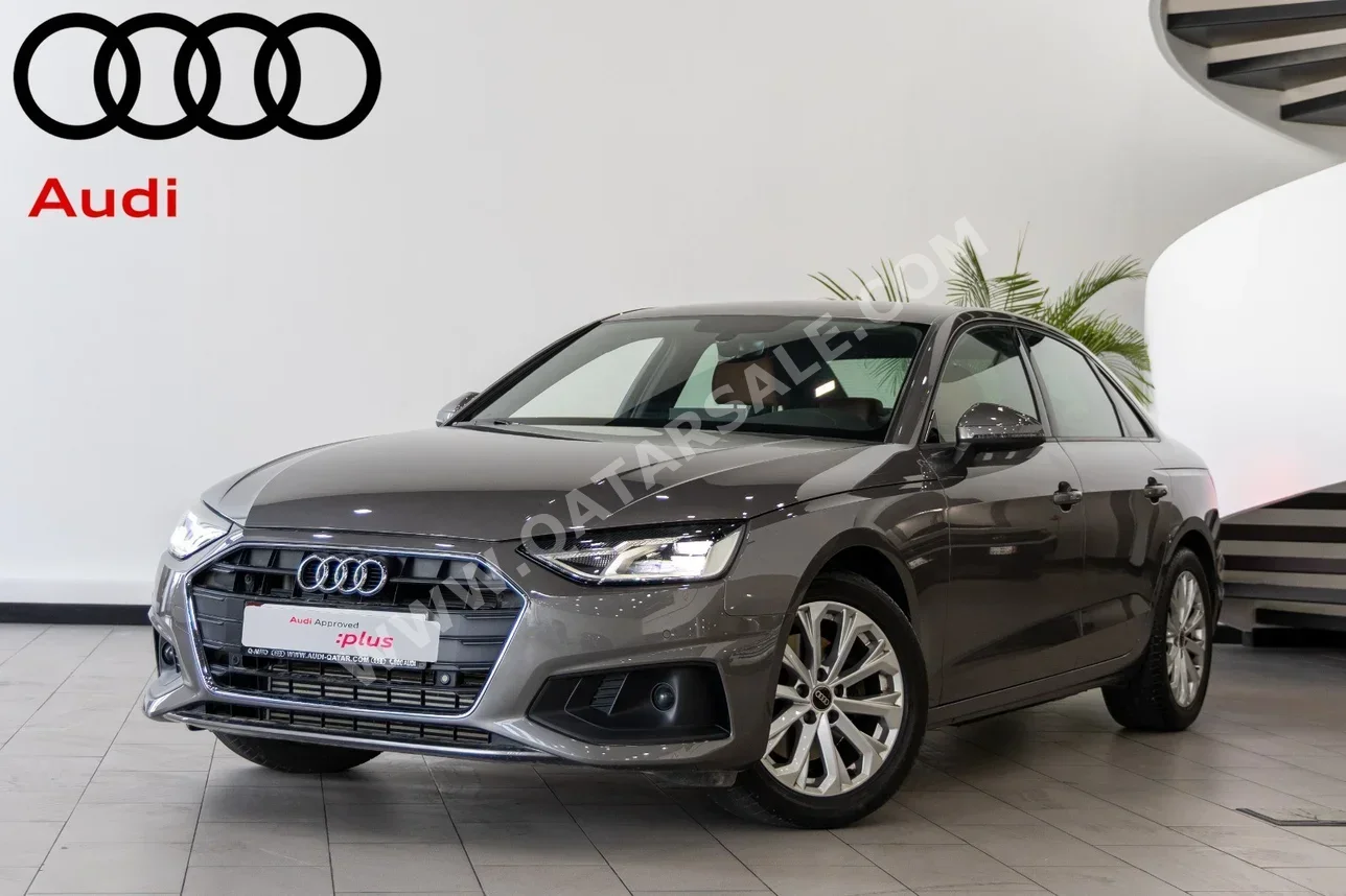 Audi  A4  2.0 T  2022  Automatic  33,000 Km  4 Cylinder  Front Wheel Drive (FWD)  Sedan  Gray  With Warranty