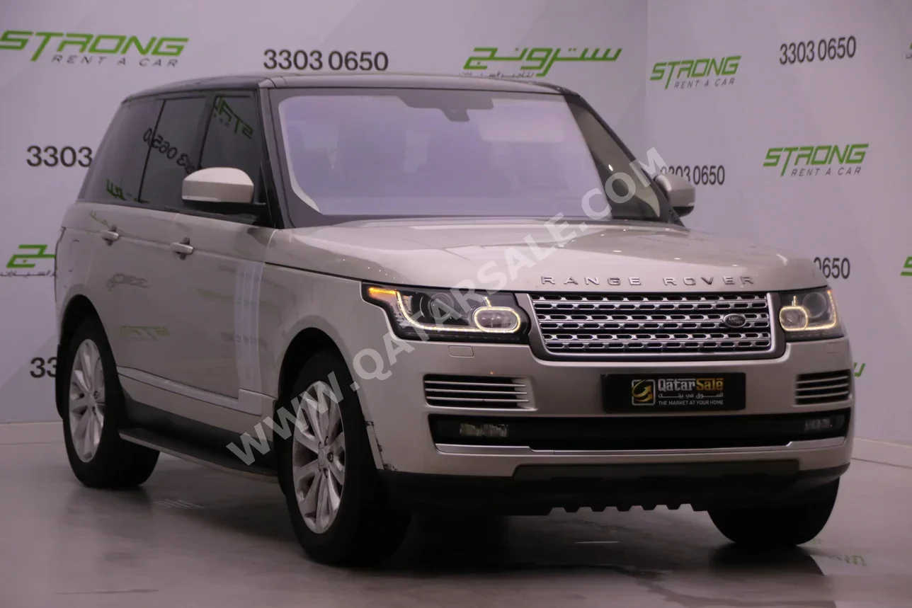 Land Rover  Range Rover  Vogue  2015  Automatic  120,000 Km  8 Cylinder  Four Wheel Drive (4WD)  SUV  Gold