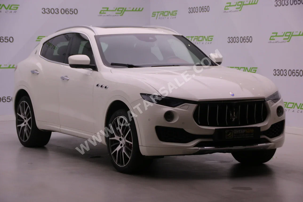 Maserati  Levante  2017  Automatic  58,000 Km  6 Cylinder  Four Wheel Drive (4WD)  SUV  White