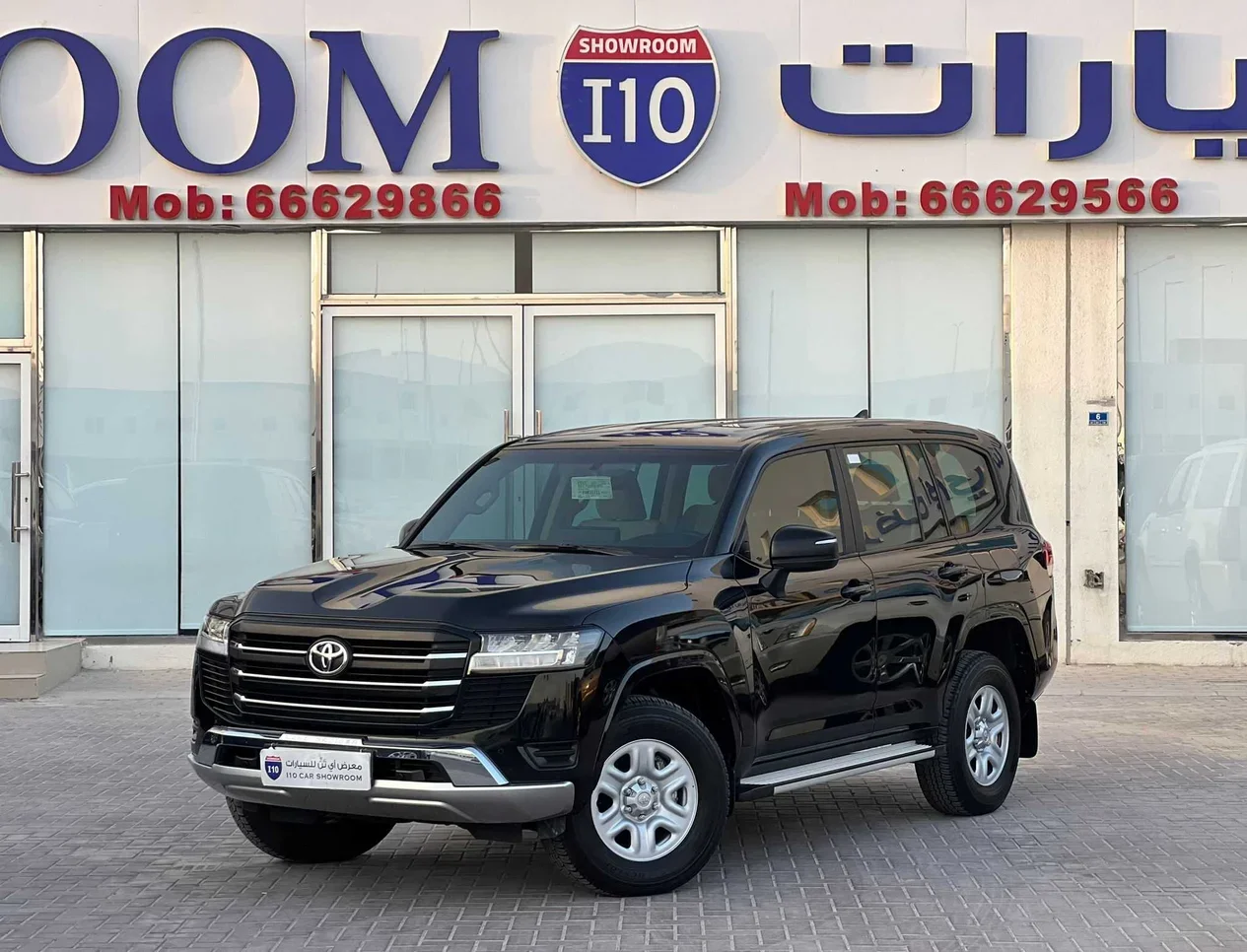 Toyota  Land Cruiser  GX  2023  Automatic  79,000 Km  6 Cylinder  Four Wheel Drive (4WD)  SUV  Black  With Warranty