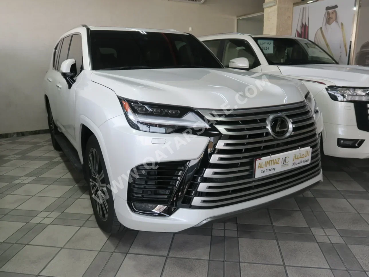 Lexus  LX  600 Luxury  2023  Automatic  16,000 Km  6 Cylinder  Four Wheel Drive (4WD)  SUV  White  With Warranty