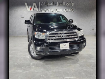 تويوتا  سكويا  اس ار 5  2013  اوتوماتيك  393,000 كم  8 سلندر  دفع رباعي  اس يو في  أسود