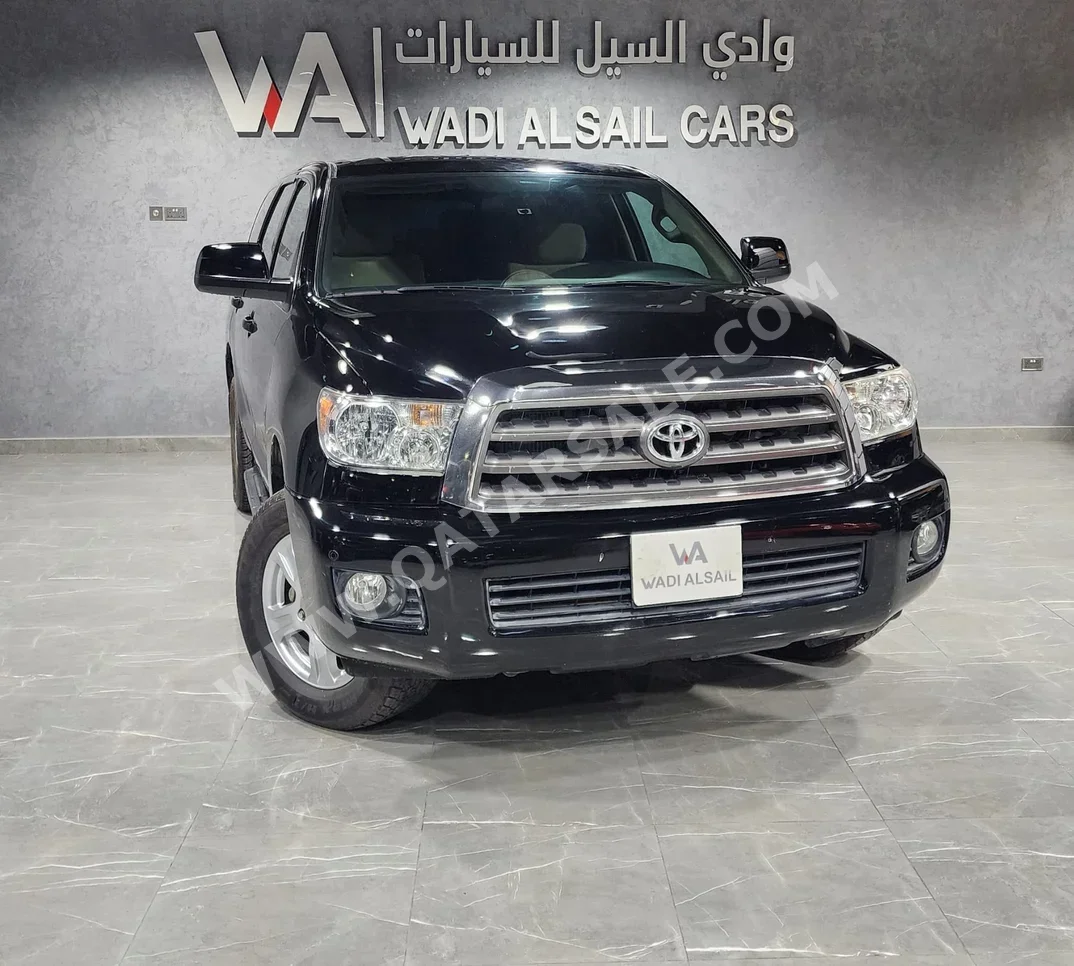 تويوتا  سكويا  اس ار 5  2013  اوتوماتيك  393,000 كم  8 سلندر  دفع رباعي  اس يو في  أسود
