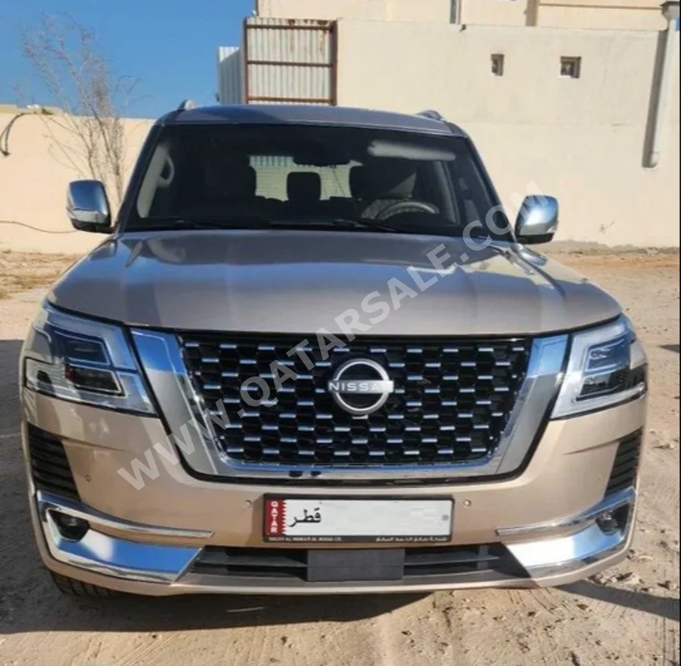 Nissan  Patrol  Platinum  2015  Automatic  80,000 Km  6 Cylinder  Four Wheel Drive (4WD)  SUV  Gold