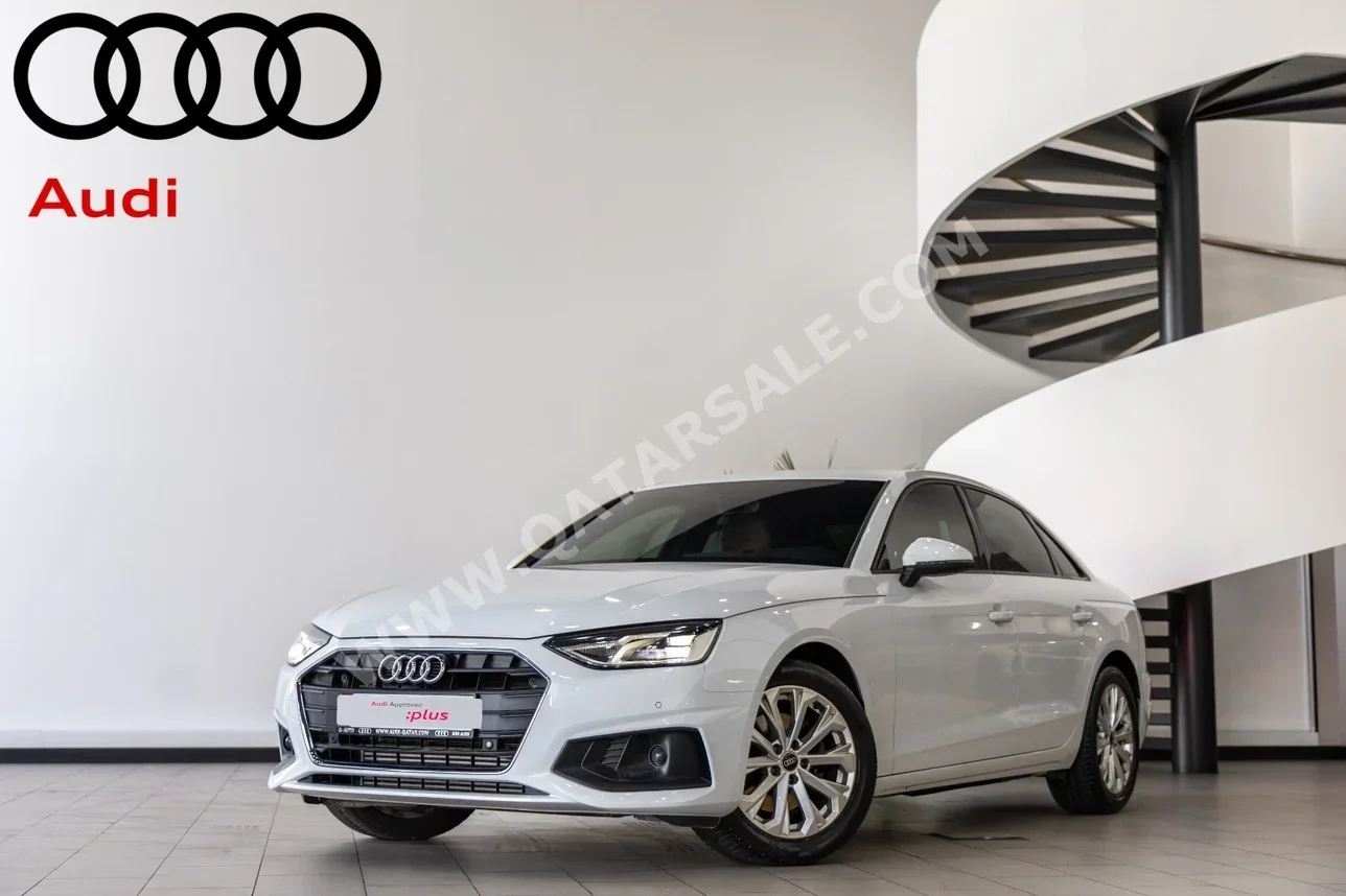 Audi  A4  2.0 T  2022  Automatic  31,000 Km  4 Cylinder  Front Wheel Drive (FWD)  Sedan  White  With Warranty