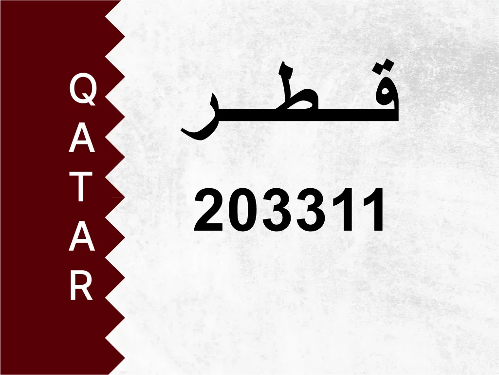 رقم خاص  203311  رقم مميز
