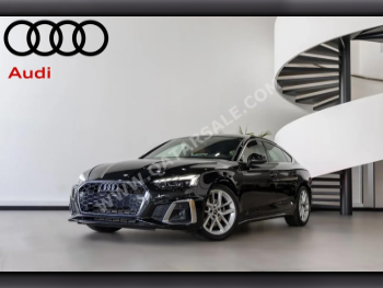 Audi  A5  S-Line  2022  Automatic  30,000 Km  4 Cylinder  Front Wheel Drive (FWD)  Sedan  Black  With Warranty