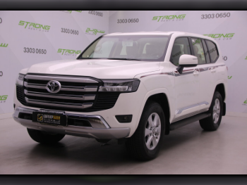 Toyota  Land Cruiser  GXR  2025  Automatic  24,000 Km  6 Cylinder  Four Wheel Drive (4WD)  SUV  White  With Warranty