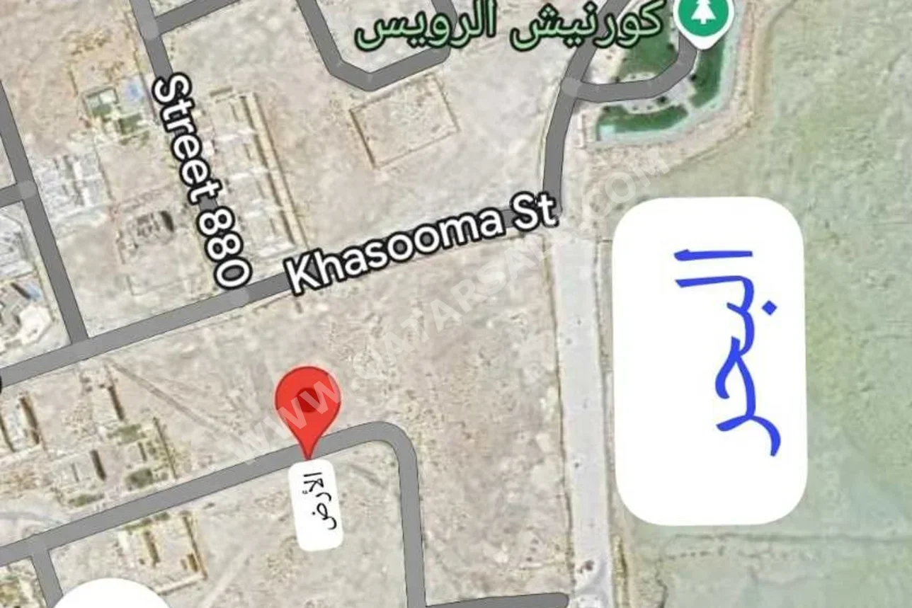 Lands For Sale in Al Shamal  - Al Ruwais  -Area Size 588 Square Meter