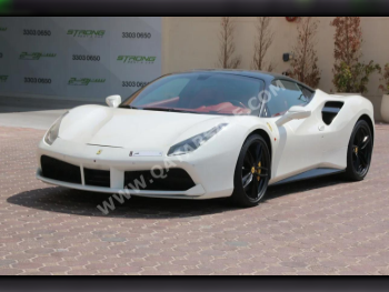 Ferrari  488  GTB  2017  Automatic  20,000 Km  8 Cylinder  Rear Wheel Drive (RWD)  Coupe / Sport  Pearl  With Warranty