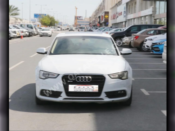 Audi  A5  2.0 T  2014  Automatic  88,000 Km  4 Cylinder  Rear Wheel Drive (RWD)  Sedan  White